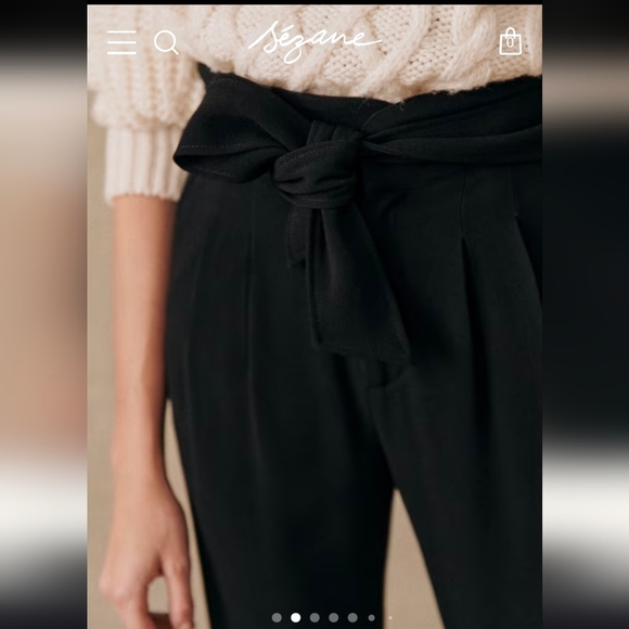 Seazane Austin Trouser Black 4 NWOT - Picture 3 of 10